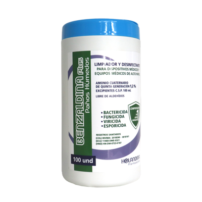 BENZALDINA PLUS -  Paños húmedos